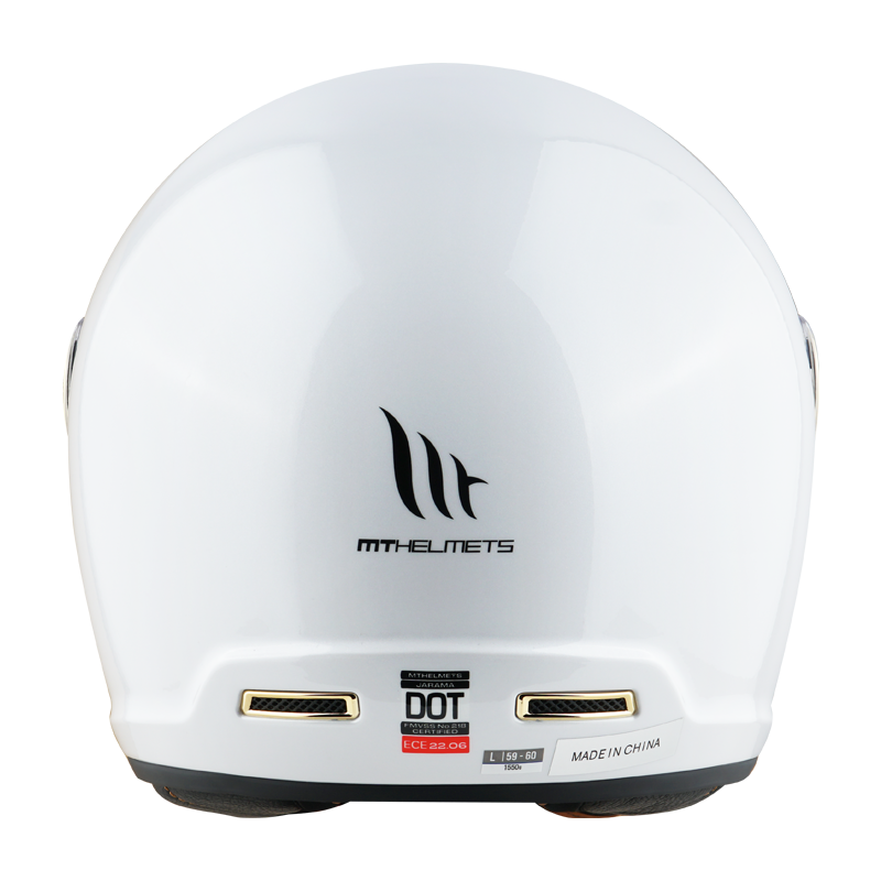 MT Helmets Jarama Solid Full Face Helmet White